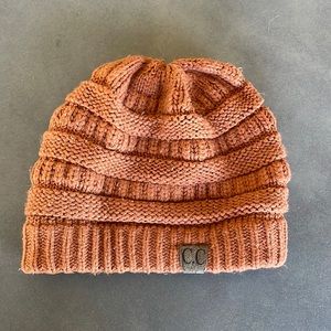 Classic Solid Knit CC Beanie